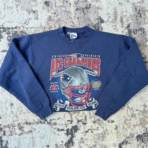 Vintage New England Patriots sweater Condition... - Depop