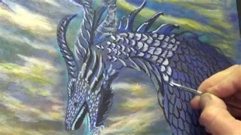 Acrylic Dragon Painting Easy - canvas-broseph