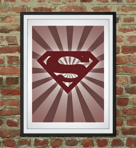 Items similar to Superman, Man of Steel, Superhero, DC Comics, 8x11 ...