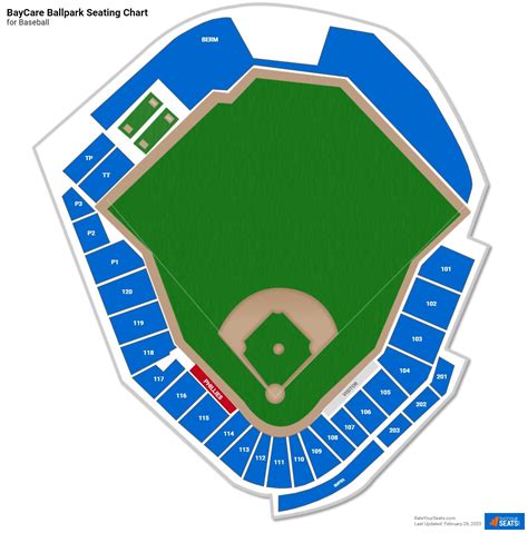 BayCare Ballpark Seating Chart - RateYourSeats.com