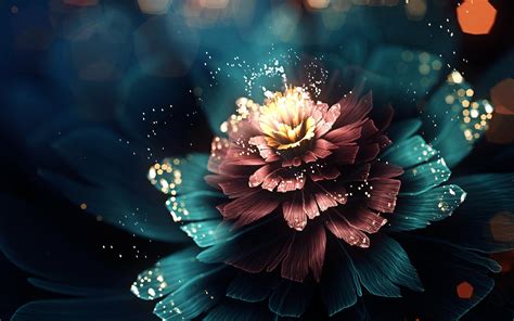 Digital Flowers Wallpapers - Top Free Digital Flowers Backgrounds - WallpaperAccess