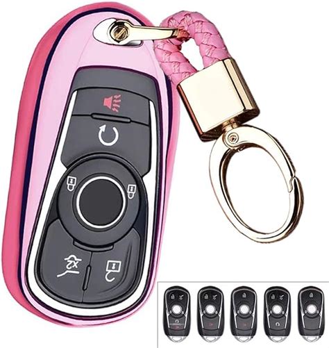 2 3 4 5 Buttons 3D Bling Smart keyless Entry Remote Key Fob case Cover for Buick Verano Regal ...