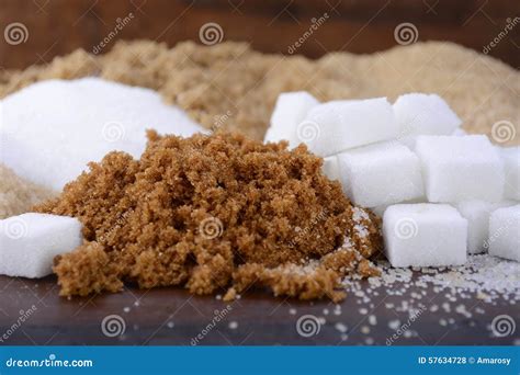 Different types of sugar stock photo. Image of concept - 57634728