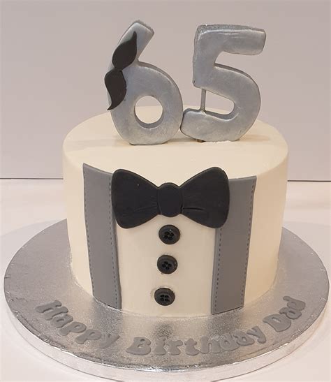 65th Birthday Cake CB-RC005 - Cake Boutique