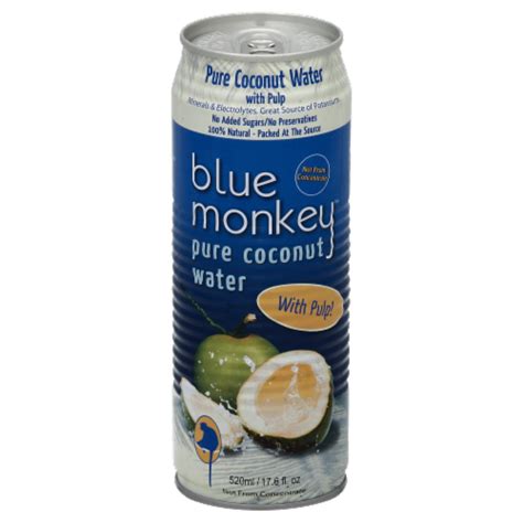 Blue Monkey Coconut Water with Pulp, 17.6 fl oz - Kroger