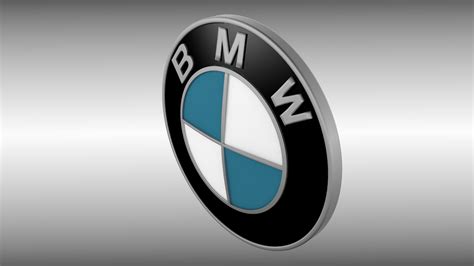 BMW logo 3D Model .obj .blend - CGTrader.com