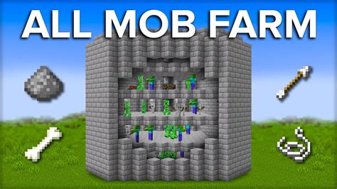 Minecraft All Mob Farm For 1.20 - 3500+ Items Per Hour - YouTube