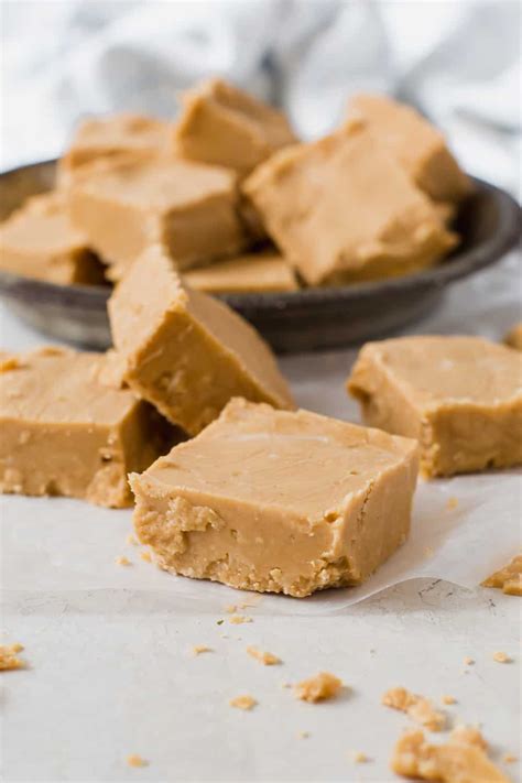 Creamy and smooth with a sweet peanut butter taste, this fudge is made ...