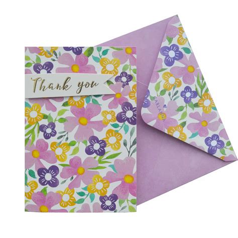 Single Thank You Card Archives - Garlanna Greeting Cards