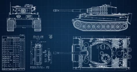 Tiger Tank Blueprints