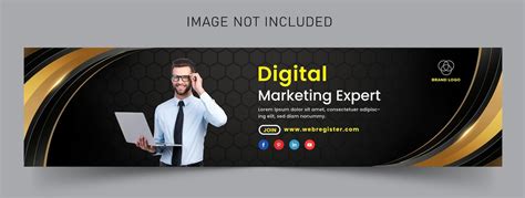 Premium Vector | Digital marketing agency LinkedIn Cover Banner Premium Vector template