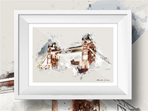 London bridge digital painting by Marcin Paczuski aka Martin Coliss on ...