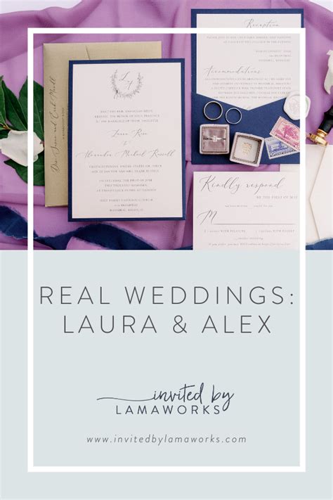 Real Weddings: Laura + Alex | real weddings and more | Invited by LamaWorks For the love of ...