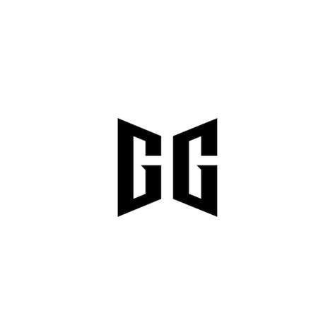 Premium Vector | GG logo vector