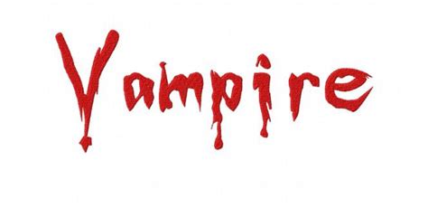 Vampire Font | Warning sign ideas, Vampire, Popular fonts