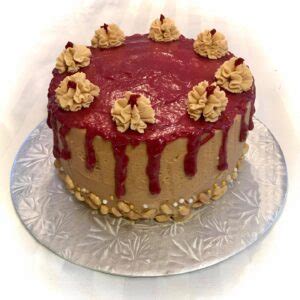 Peanut Butter and Jam Sandwich Cake - Margot Dreams of Baking