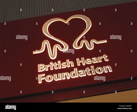 British heart foundation sign logo hi-res stock photography and images ...