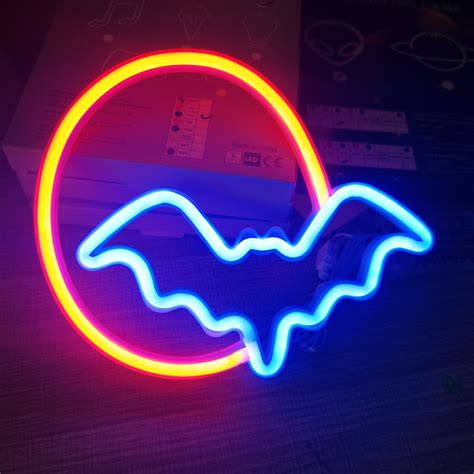 Halloween Bat Neon Lights – By Primeco