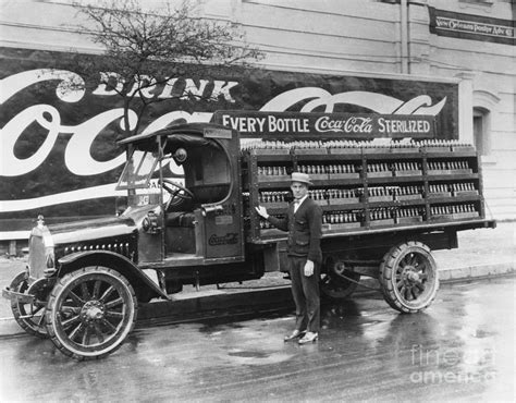 Coca-cola Delivery Truck And Driver Photograph by Bettmann - Pixels