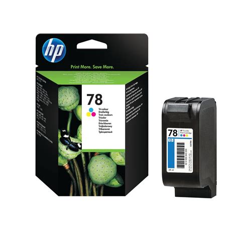 HP 78 Tri Colour Inkjet Cartridge 19ml C6578DE