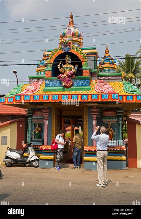 Temple in Cochin Kerala India Stock Photo - Alamy