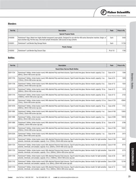 Bottles - Fisher Scientific: Lab Equipment