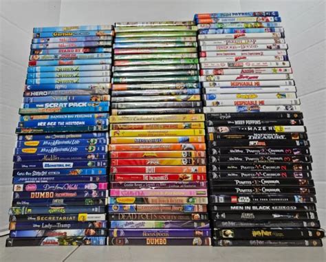 WHOLESALE LOT 100+ DVDs Kids & Family Children's Baby Pixar Disney Veggie Potter £30.03 ...