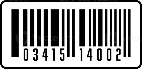 Product barcodes template. Barcode labels. Code stripes sticker. 15117370 PNG