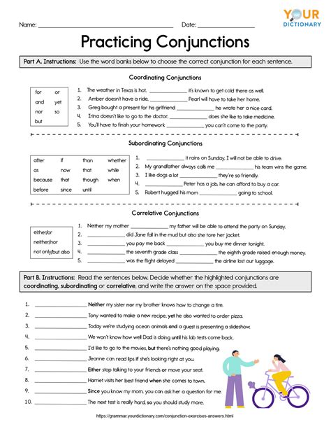 Cbse Class English Grammar Printable Conjunctions Exercises And Notes | sexiezpix Web Porn