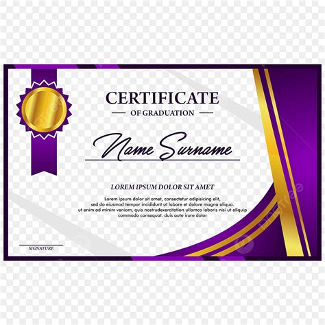 Certificate Border Design Vector Hd PNG Images, Graduation Certificate ...