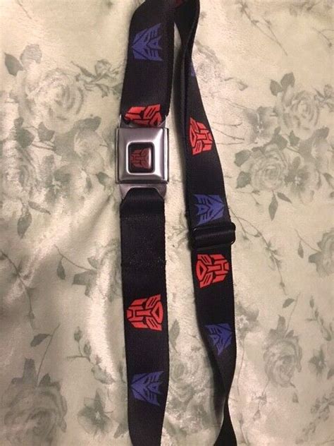 Transformers Autobot Decepticons insignia BELT w/ Buc… - Gem