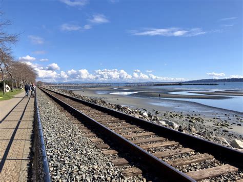 View of White Rock beach today : r/vancouver