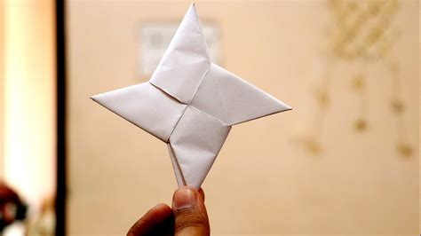 How to Make Ninja Star using A4 size Paper | Ninja Star - Origami - YouTube