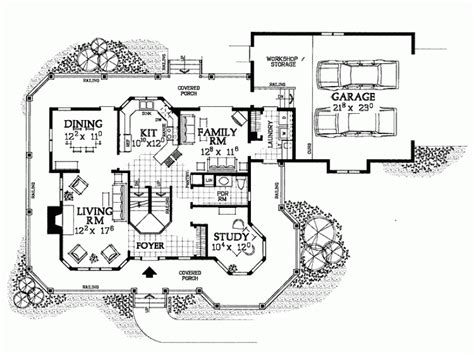 Queen Anne | Floor Plans | Pinterest | Wraparound porch, Queen anne and ...