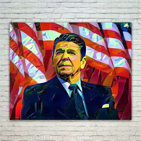 Ronald Reagan - Ronald Reagan Art,Ronald Reagan Print,Ronald Reagan ...