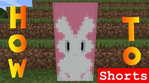 Minecraft: How to Make an Easter Bunny Banner - Tutorial - YouTube