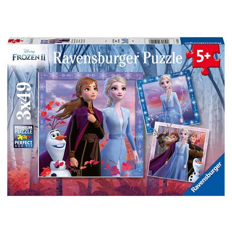 Disney Frozen 2 3 x 49pc Jigsaw Puzzles (5011) - Character Brands