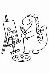 Godzillas Creative Studio Coloring Page  Free & Printable sketch template