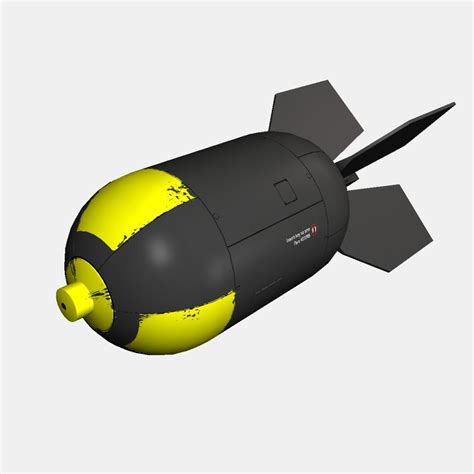 Nuclear schemed bomb 3D Model | FlatPyramid