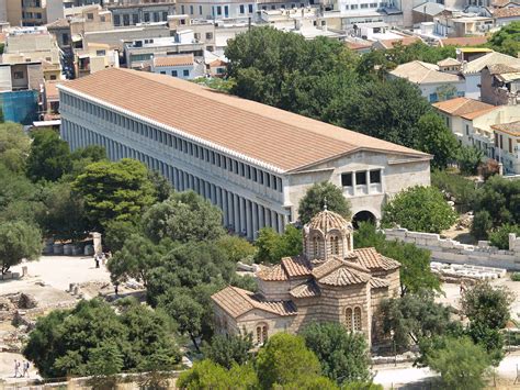 The Stoa of Attalos (also spelled Attalus) is recognised as one of the most impressive stoae in ...