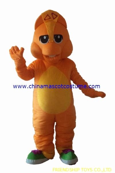 Barney and friends character mascot costume