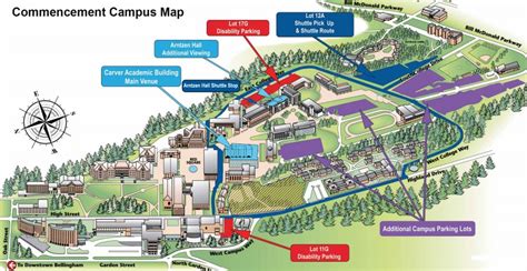 Western Washington University Campus Map - Mexico Map