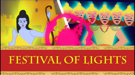 Ramayana: Story of Diwali | Festival of Lights| Animation | Indian Mythological Stories|The ...