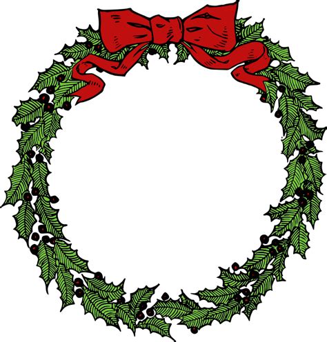 clipart wreath holiday 20 free Cliparts | Download images on Clipground 2024