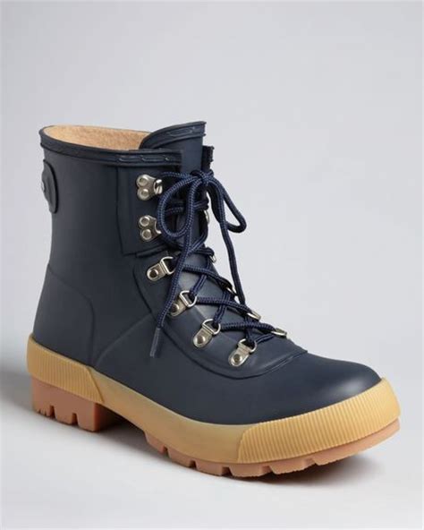 Hunter Cruise Rain Boots in Blue for Men (Navy) | Lyst