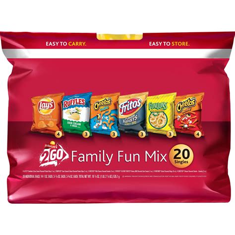 Frito-Lay Variety Pack Family Fun Mix - 18ct | Snacks, Lays flavors, Frito lay