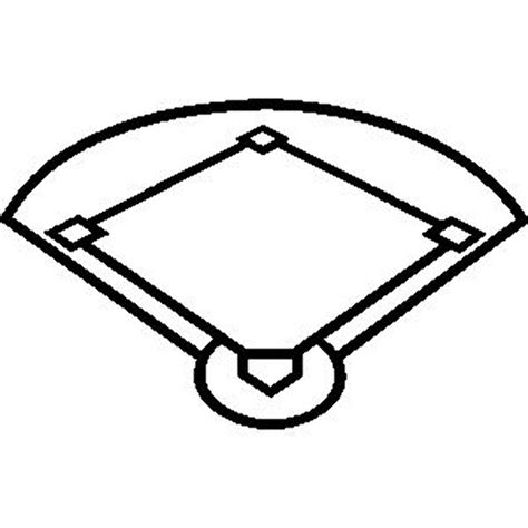 Download High Quality baseball diamond clipart outline Transparent PNG Images - Art Prim clip ...