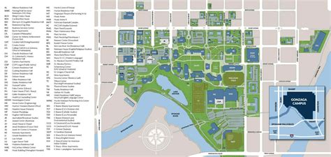 Gonzaga University Campus Map Gonzaga University Campus Campus Map - Riset