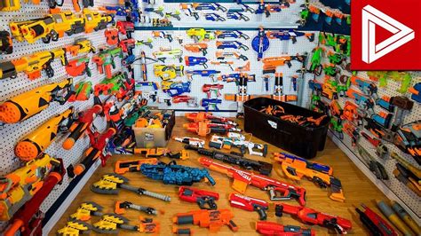 Top 10 CRAZY Nerf Gun Collections & Nerf Gun Arsenals! - YouTube