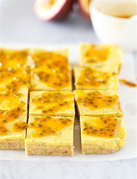 No Bake Passionfruit Slice | Recipe | Passionfruit slice, Food, Passionfruit recipes